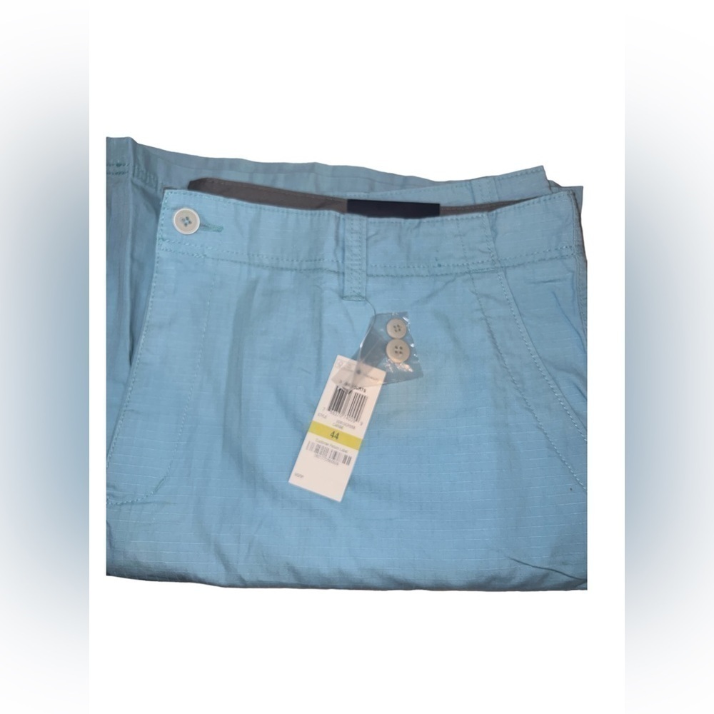 Club Room Mens Ripstop Cargo Shorts Light Blue Size 44 New With Tags